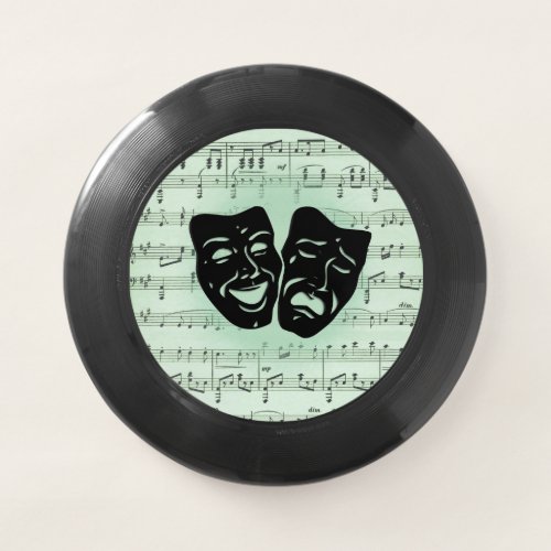 Green Music and Theater Greek Masks Wham_O Frisbee