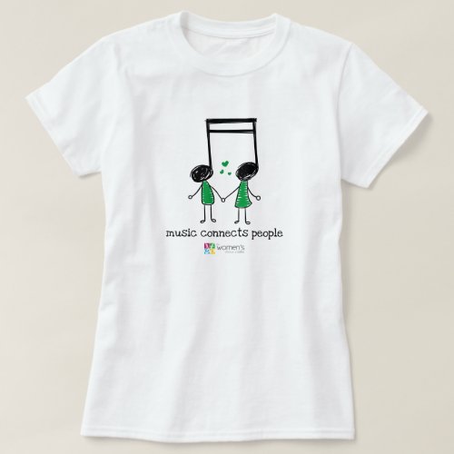 Green Music Connects People T_Shirt