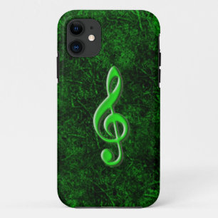 Green Music Note Symbol iPhone 5 Case