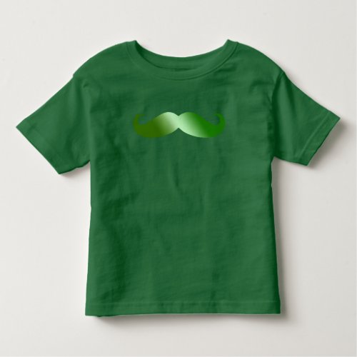 Green Mustache Irish Mustache Toddler T_shirt
