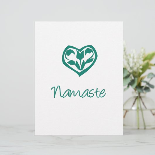 Green Namaste (Standing Front)