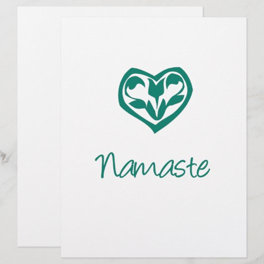 Green Namaste (Front/Back)