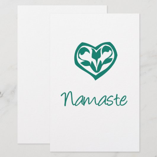 Green Namaste (Front/Back)
