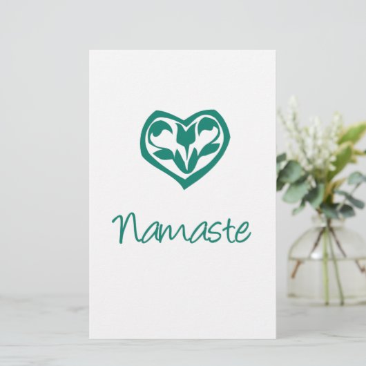 Green Namaste (Standing Front)