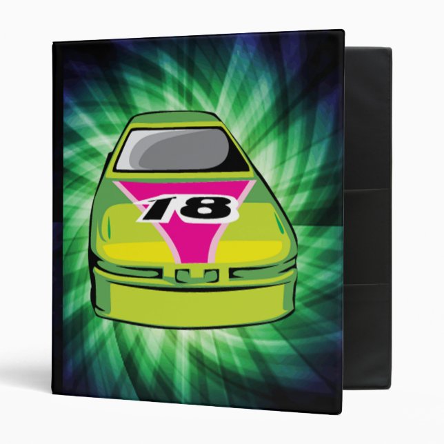 Green Nascar Binder (Front/Inside)