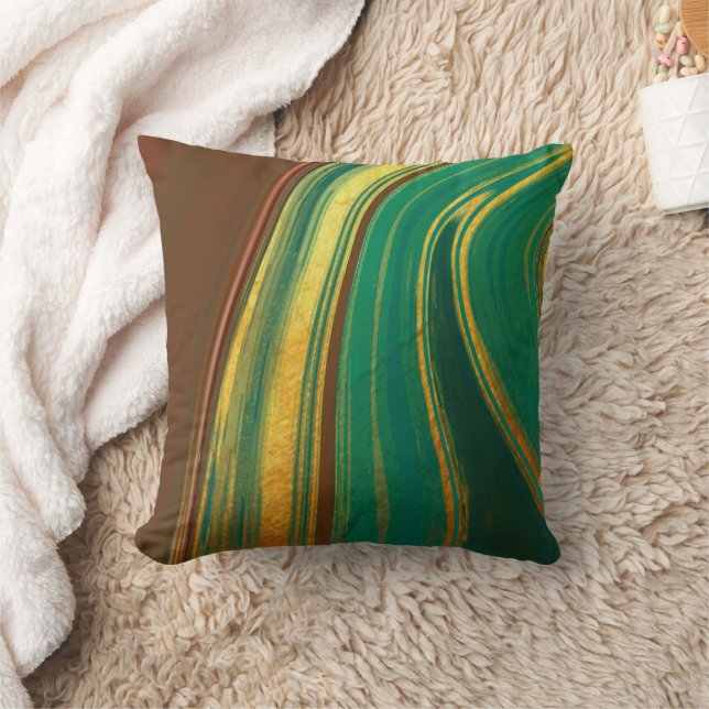 green, natural, home decor, abstract,    throw pil throw pillow (Blanket)