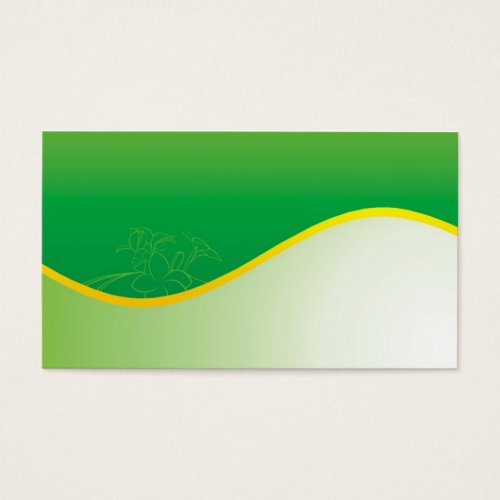 green nature business card
