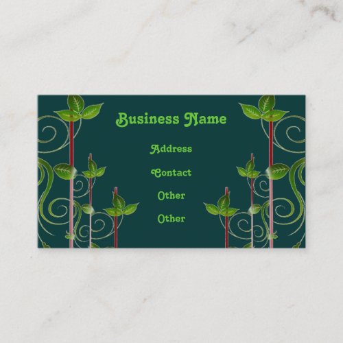 Green Nature Business Card