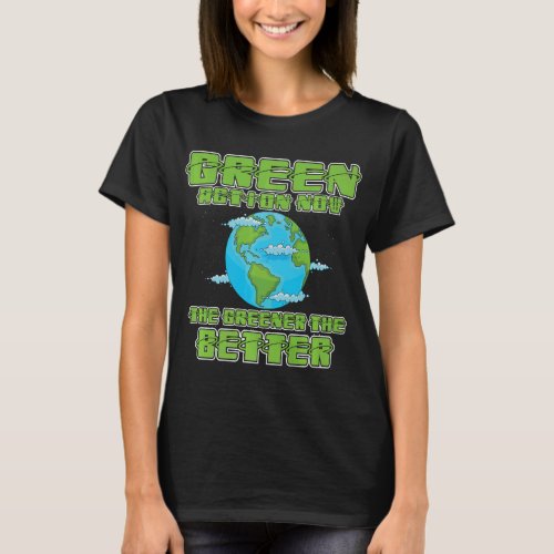 Green nature earth plants trees grass mountain for T_Shirt