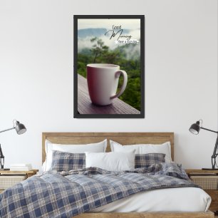 Green Nature Good Morning Poster