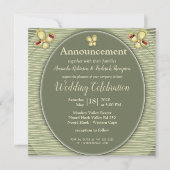 Green Nature Hues - Stripes and Flowers (Front)