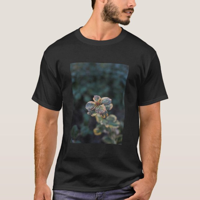 Green Nature Image Print T-Shirt (Front)