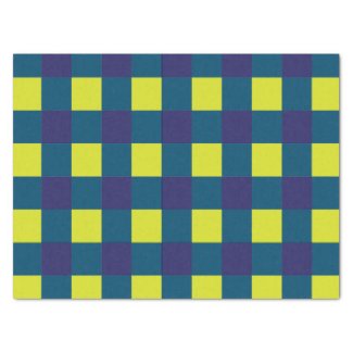 Green Navy Blue Checkerboard Pattern