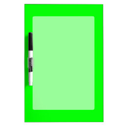 Green Neon Color Customize This Dry-Erase Board