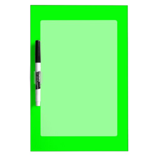 Green Neon Color Customize This Dry_Erase Board