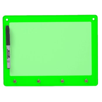 Green Neon Color Customize This Dry Erase Board With Keychain Holder by AmericanStyle at Zazzle