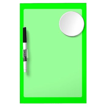 Green Neon Color Customize This Dry Erase Board With Mirror by AmericanStyle at Zazzle