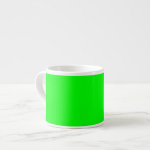 Green Neon Color Customize This Espresso Cup
