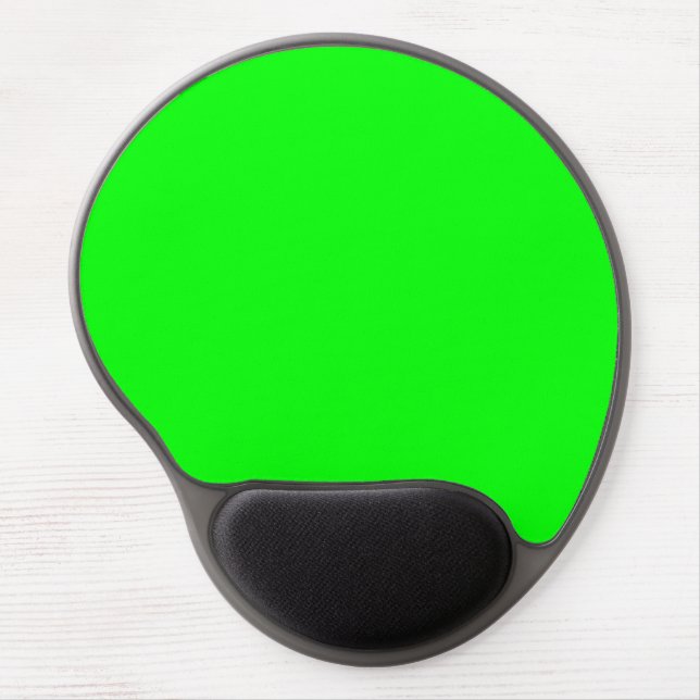 Green Neon Color Customize This Gel Mouse Pad (Front)