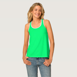Green Neon Women's Tank Top