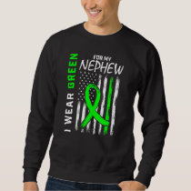 Green Nephew Kidney Disease Cerebral Palsy Awarene Sweatshirt