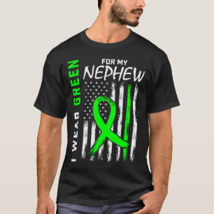 Green Nephew Kidney Disease Cerebral Palsy Awarene T-Shirt