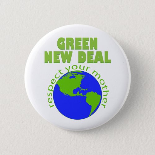 Green New Deal Button