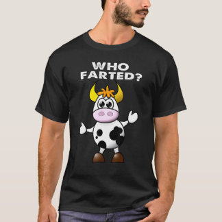 Green New Deal Who Farted Cow T-Shirt