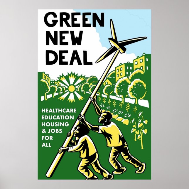 green new deals poster (Front)