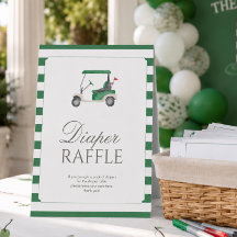 Green New to the Club Preppy Classic Baby Shower