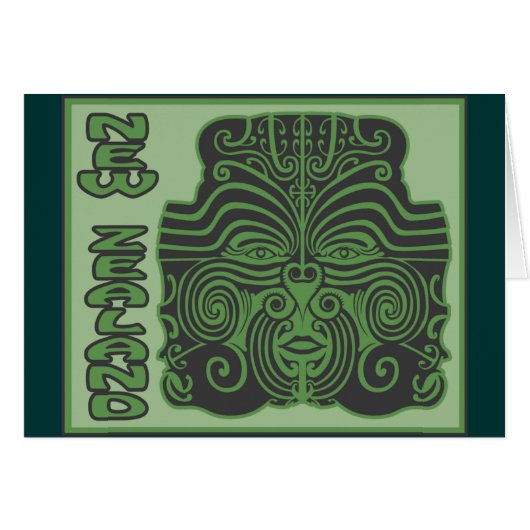 Green New Zealand TRibal (Front Horizontal)