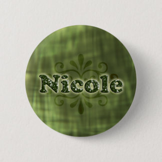 Green Nicole Button