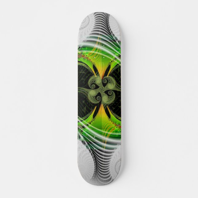 Green Nirvana Skateboard Deck (Front)