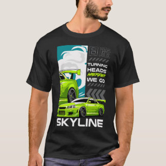 Green Nissan Gtr T-Shirt
