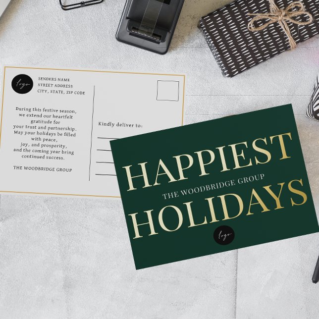 GREEN Non-Photo Business Corporate LOGO HOLIDAY (Creator Uploaded)