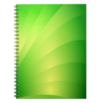 Green Notebook by esoticastore at Zazzle