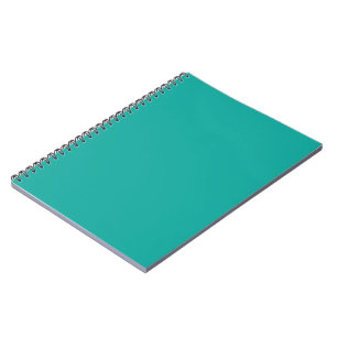 Green Notebook   Teal Minimal Spiral Journal