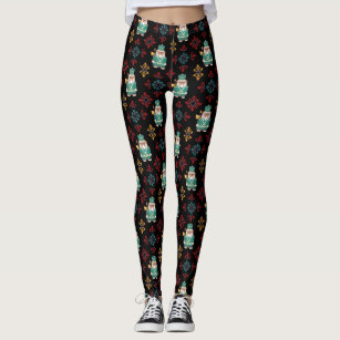 Nutcracker Leggings Christmas Running Tights