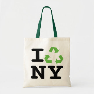 Green NY Tote Bag