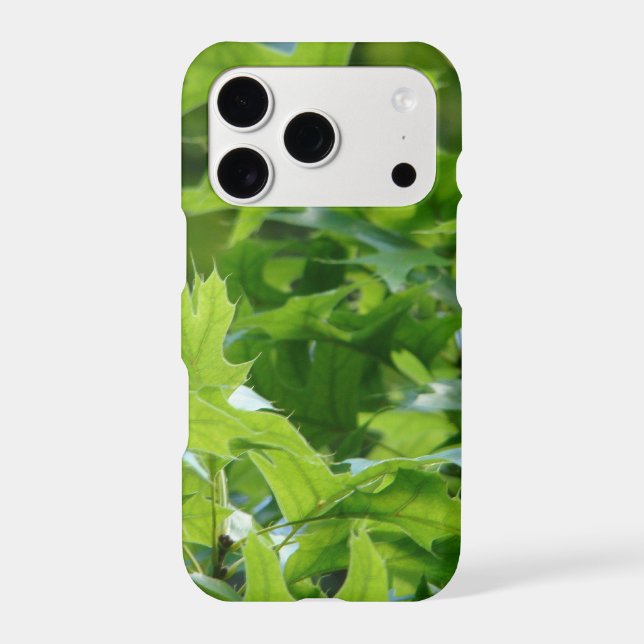 Green Oak Leaves Case-Mate iPhone Case (Back)