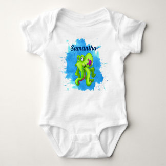 Green Octopus Baby Bodysuit