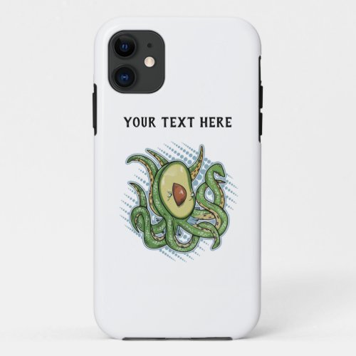 Green octopus  iPhone 11 case