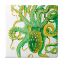 green octopus tile