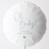 Green Oh Baby Modern Boho Baby Shower