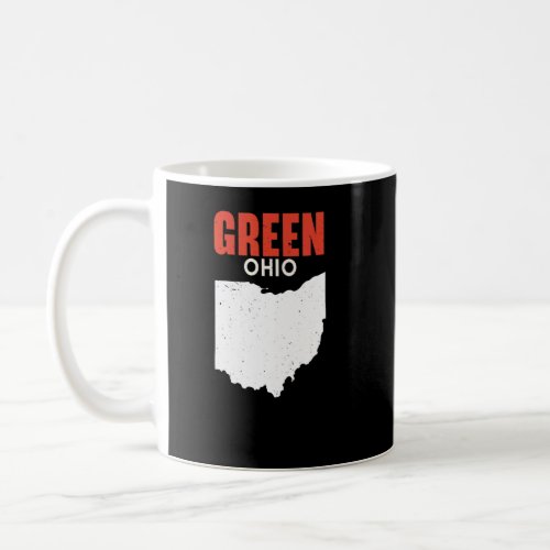 GREEN Ohio USA State America Travel Ohioan  Coffee Mug