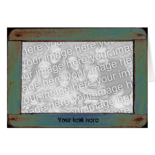 Green old Vintage frame - Template (Front Horizontal)