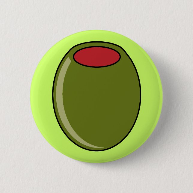 Green olive button (Front)