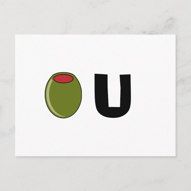 Green Olive Postcard (Front)