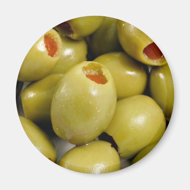 Green olives magnet (Front)