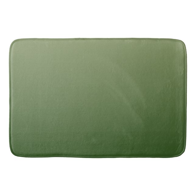Green ombre bath mat (Front)